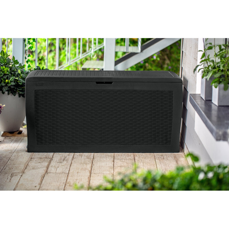 Keter Samoa 270 L Plastic Storage Box & Reviews Wayfair.co.uk